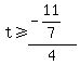 t%3E=%28-11%2F7%29%2F4