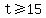 t%3E=15