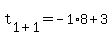 t%5B1%2B1%5D+=+-1+%2A8%2B+3