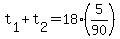 t%5B1%5D+%2B+t%5B2%5D+=+18%2A%285%2F90%29