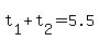 t%5B1%5D+%2B+t%5B2%5D+=+5.5