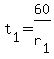 t%5B1%5D+=+60%2Fr%5B1%5D