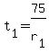 t%5B1%5D+=+75+%2F+r%5B1%5D