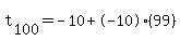t%5B100%5D+=+-+10+%2B+-+10%2899%29