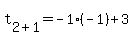 t%5B2%2B1%5D+=+-1%2A%28-1%29%2B+3