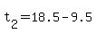 t%5B2%5D+=+18.5+-+9.5