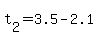 t%5B2%5D+=+3.5+-+2.1