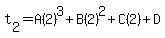 t%5B2%5D+=+A%282%29%5E3+%2B+B%282%29%5E2+%2B+C%282%29+%2B+D