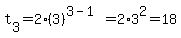 t%5B3%5D=+2%283%29+%5E%283-1%29=2%2A3%5E2=18