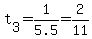 t%5B3%5D=1%2F5.5=2%2F11