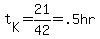 t%5BK%5D+=+21%2F42+=+.5hr