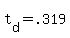 t%5Bd%5D+=+.319