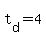 t%5Bd%5D+=+4
