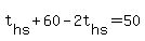 t%5Bhs%5D+%2B+60+-+2t%5Bhs%5D+=+50