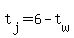 t%5Bj%5D+=+6+-+t%5Bw%5D