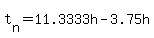 t%5Bn%5D=11.3333h-3.75h