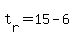 t%5Br%5D+=+15+-+6