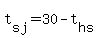 t%5Bsj%5D+=+30+-+t%5Bhs%5D