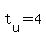 t%5Bu%5D+=+4