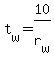 t%5Bw%5D+=+10%2Fr%5Bw%5D