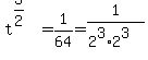 t%5E%283%2F2%29=1%2F64=1%2F%282%5E3%2A2%5E3%29