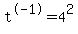 t%5E-1+=+4%5E2