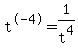 t%5E-4+=+1%2Ft%5E4