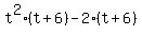 t%5E2%28t%2B6%29-2%28t%2B6%29
