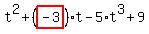 t%5E2%2B%28highlight_red%28+-3+%29%29%2At-5%2At%5E3%2B9