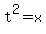 t%5E2=x