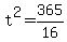 t%5E2+=+365%2F16