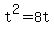 t%5E2+=+8t