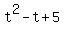 t%5E2++-t+%2B+5
