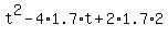 t%5E2+-+4%2A1.7%2At+%2B+2%2A1.7%2A2