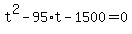 t%5E2+-+95%2At+-+1500+=+0