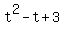 t%5E2+-+t+%2B+3
