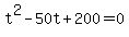 t%5E2-50t%2B200=0