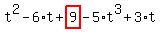 t%5E2-6%2At%2Bhighlight_red%28+9+%29-5%2At%5E3%2B3%2At