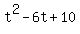 t%5E2-6t%2B10