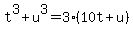 t%5E3%2Bu%5E3=3%2810t%2Bu%29