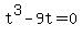 t%5E3-9t=0