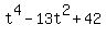 t%5E4-13t%5E2%2B42