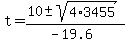 t+=+%2810+%2B-+sqrt%284%2A3455%29%29%2F%28-19.6%29