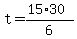 t+=+%2815%2A30%29%2F6