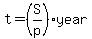 t+=+%28S%2Fp%29year