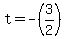 t+=+-%283%2F2%29