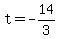 t+=+-14%2F3