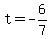 t+=+-6%2F7