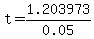 t+=+1.203973%2F0.05