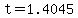 t+=+1.4045